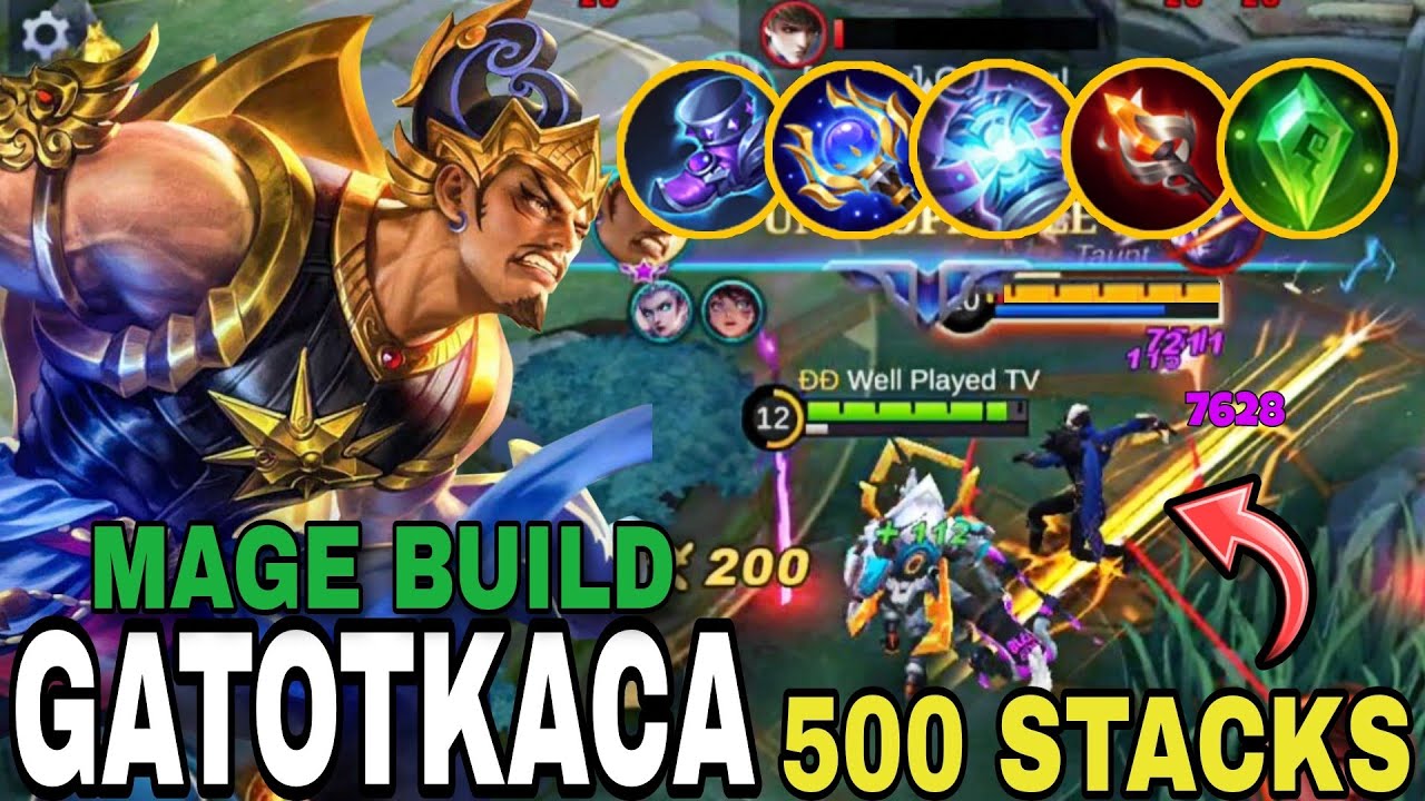 Instant Kill Gatotkaca Mage Build Top Global Gatotkaca Mlbb Bilibili