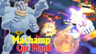 Pokemon UNITE - Trùm Lực Sĩ Trong Giới Pokemon Machamp Vã Vỡ Mồm Sylveon