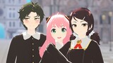 [MMD SPY×FAMILY] ﾗブﾚﾀｰ(Love Letter) of the trio [Note on age operation]