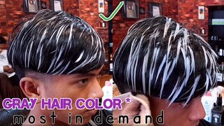 gray hair color | most in demand