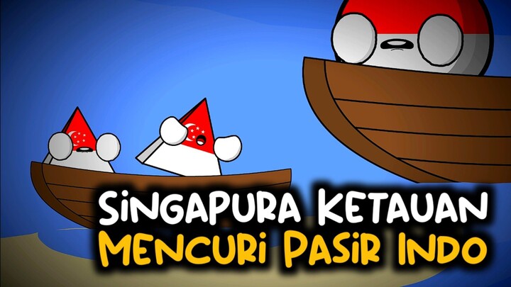 Singapura Ketauan curi pasir indo