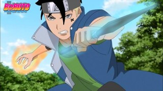 Boruto episode 228 - Kawaki mengamuk tidak terima diremehkan genin lain