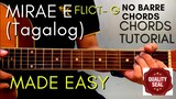 MIRAI E Chords  - Flict-G and Bei Wenceslao - (Guitar Tutorial) for Acoustic Cover