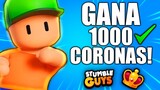 COMO LLEGAR A 1000 CORONAS EN STUMBLE GUYS FACIL! ðŸ�†ðŸ¤©