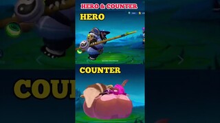 HERO & COUNTER PART 5 #shorts #mlbb