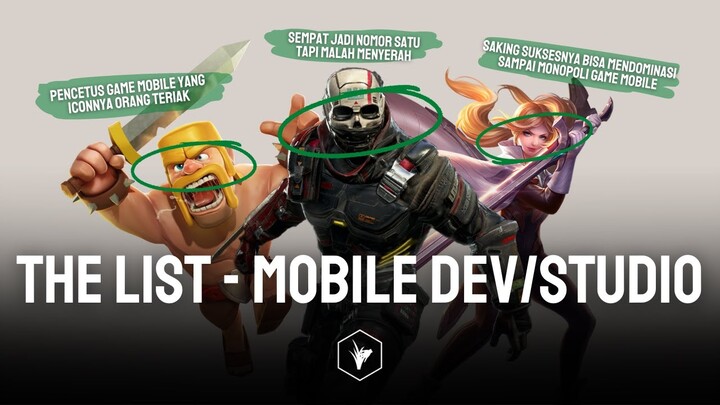 5 Developer/Studio Game Mobile Terbaik & Tersukses!