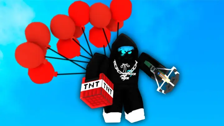 I trolled with UNLIMITED BALLOONS in Roblox Bedwars..