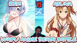 Asuna vs Rem (SAO vs Re Zero) Waifu Anime Death Battle (Bongol Pika) #anime #wibu #deathbattle
