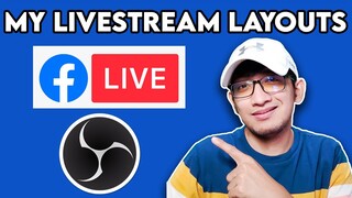 FACEBOOK LIVESTREAM LAYOUTS + TIPS FOR BEGINNERS | TAGALOG