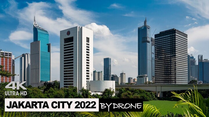 Jakarta City 2022, Indonesia 🇮🇩 Ultra HD By Drone