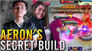 SECRET SELENA BUILD NI AERON? (FT. ATE CHIX) | MLBB