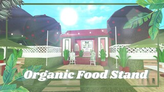 Roblox | Bloxburg | Organic Food Stand Speed build | Tapioca