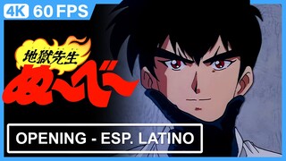 Jigoku Sensei Nube Opening |Español Latino| [4K 60FPS AI Remastered]