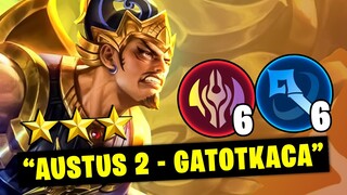 BINTANG 3 GAK PAKE LAMA COY! AUSTUS 2 - GATOTKACA! - Magic Chess Mobile Legends