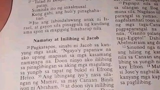 Pang Araw Araw na Talata.               Genesis 49:29-33