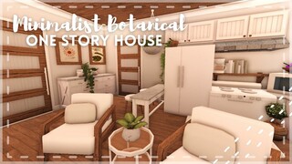 No Gamepass Minimalist Botanical One Story House I Speedbuild and Tour - iTapixca Builds