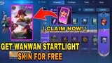 How To get Starlight Wanwan Skin For Free | No clickbait | MobileLegends Tutorial