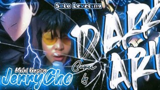 JerryCho - Dark Aria LV2 Solo Leveling soundtrack cover Metal Version #JPOPENT