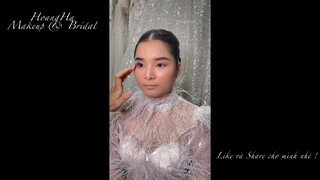 Hướng dẫn makeup tone hồng nude ngọt ngào cho cô dâu ( phần 3 )