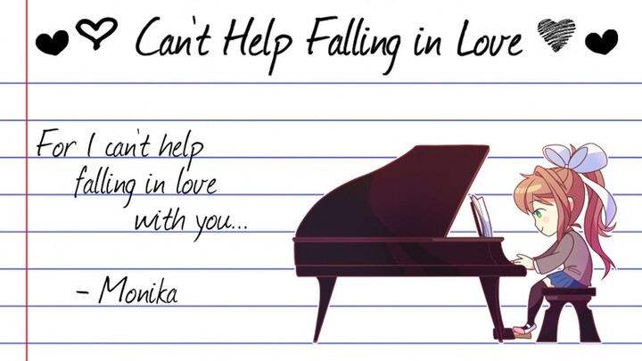【Doki Doki Literature Club】Can’t Help Falling in Love (Monika Cover)