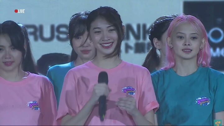 Moment Haru Ketika Shani JKT48 Mengumumkan kelulusannya @ JKT48 Summer Festival Show 2 Hanabi