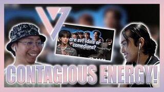 Seventeen (세븐틴) REACTION! are seventeen idols or comedians? (seventeen funny moments)!!