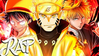 NARUTO, LUFFY, ICHIGO RAP! 'The Big Three' ft. Shwabadi & Rustage - Connor Quest!