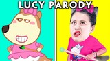 Lucy's Prank With Dad and Wolfoo | Wolfoo Funny Animated Parody | Woa Parody