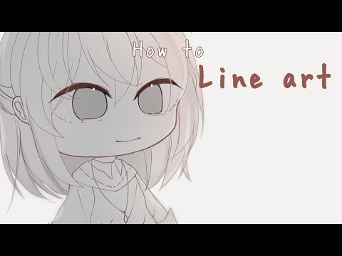 How to Line art - Gacha Club