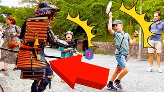 #22 SAMURAI Mannequin Prank in Kyoto & Osaka Castle Japan