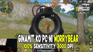 GINAMIT KO PC NI WORRYBEAR (RULES OF SURVIVAL)