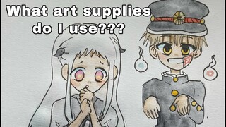 What art supplies do I use??? +mini speed draw