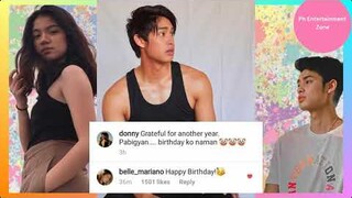 News Flash Belle Mariano Binati si Donny Pangilinan ng Maligayang kaarawan