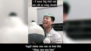 Tuyệt chiêu của các cô bán thịt #meme