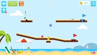 Happy Shots Golf Gold Beach Level 73-90 Star Walkthrough