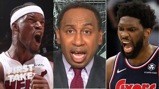 Heat In 5 - FIRST TAKE "Unstoppable Jimmy Butler" - Stephen A on 76ers vs Heat without Joel Embiid