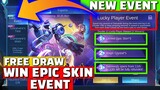 Chance to WIN EPIC SKIN | NEW LUCKY PLAYER EVENT DIAMONDS REFUNDED | MLBB