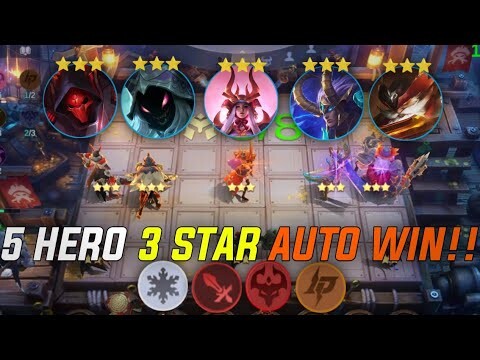 Indo Meta Commander Austus Easy 3 Star heroes Magic Chess Gameplay Mantap