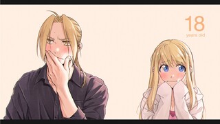 [Fullmetal Alchemist FA |.Winry x Edward] Sebagai imbalannya, aku akan memberimu separuh hidupku, da