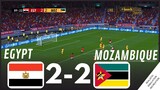 مصر 2-2 موزمبيق أبرز أحداث المباراة • محاكاة من لعبة فيديو#afcon2023