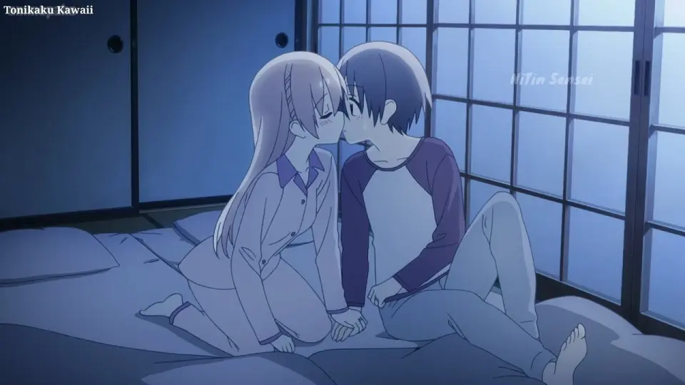 Tsukasa and Nasa Cute Moments | Tonikaku Kawaii Ova Cute/kiss/hug Moments |  Anime Cute/kiss Moments - Bilibili