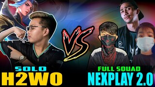 SOLO H2WO VS NEXPLAY 2.0 FULL SQUAD ~ MOBILE LEGENDS