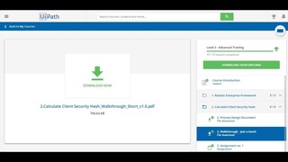 Calculate Client Security Hash Part 2 | UiPath Level 3 Exercise