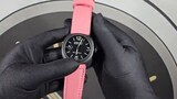 Panerai Strap for Ceramic Radiomir Flamingo Pink with sewn PVD buckle on PAM0029