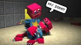 Monster School: Boxy Boo SAD back story - Poppy Playtime x Minecraft Animation.