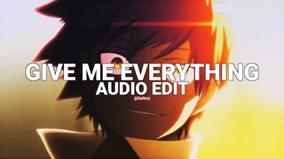 give me everything - pitbull ft. ne-yo, afrojack, nayer [edit audio]