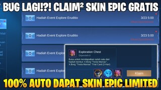 BUG LANGSUNG BISA CLAIM SKIN EPIC X.BORG & JHONSON EVENT TERBARU MOONTON | MOBILE LEGENDS BANG BANG