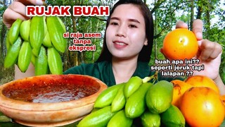 MUKBANG RUJAK BELIMBING WULUH DAN LALAPAN ANEH#mukbang#rujakviral#lalapanmentah