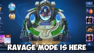 RAVAGE MODE IS HERE!