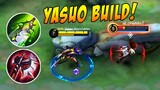 YASUO TOLD ME ABOUT THIS BUILD GREAT DAMAGE | MLBB